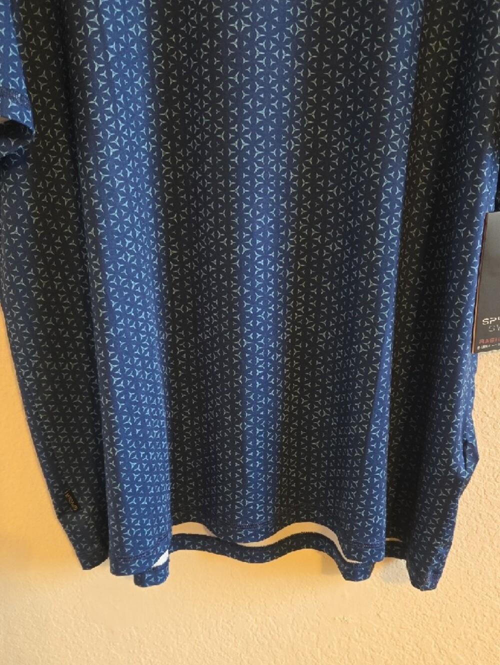 Spyder Men’s Navy Performance Tee with Subtle Pattern - XL - Picture 11 of 16